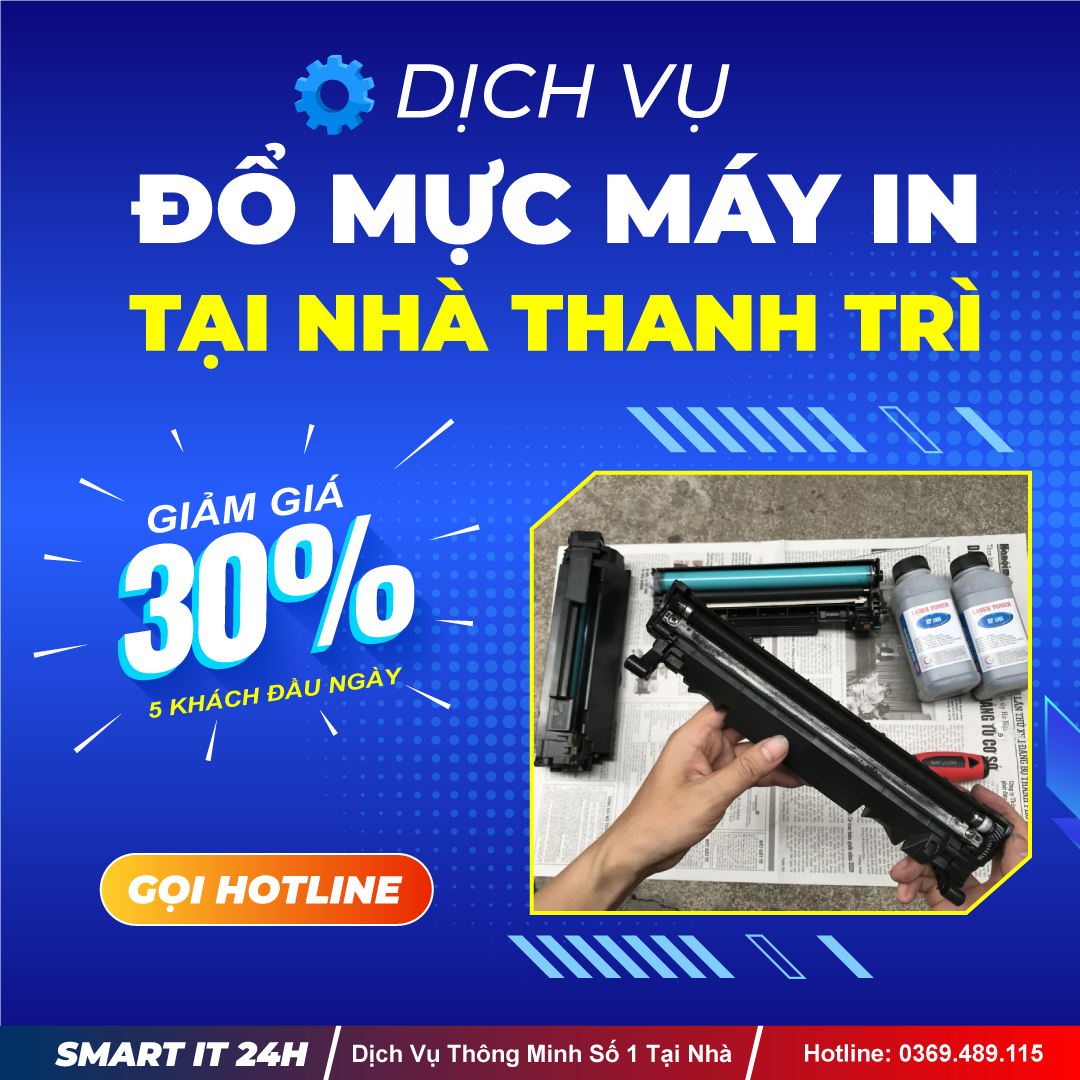 Đổ mực máy in tại Thanh Trì